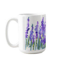 Bereich der Lavendel-Tasse