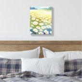 Bereich der Milchwirtschaft | Blume Blumenbemalung Leinwanddruck (Insitu (Schlafzimmer))