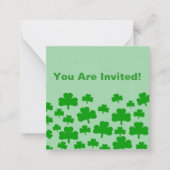 Bereich der Mitteilungskarten von Kleeblättern (Vorderseite)