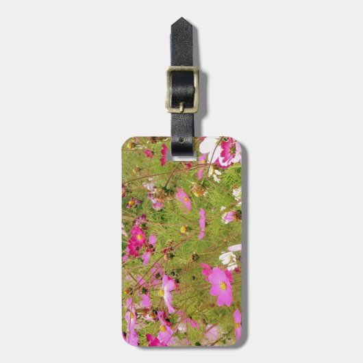 Bereich der rosa Blume Gepäckanhänger (Vorderseite vertikal)