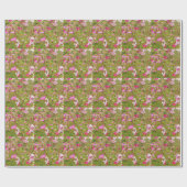 Bereich der rosa Blume Geschenkpapier (Flach)
