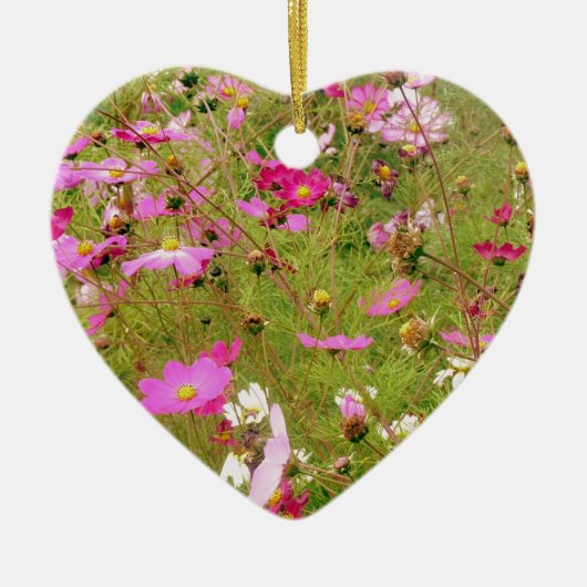 Bereich der rosa Blume Keramik Ornament (Vorne)