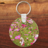 Bereich der rosa Blume Schlüsselanhänger (Vorderseite)