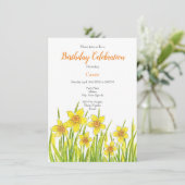 Bereich der Tierodien Einladung (Stehend Vorderseite)