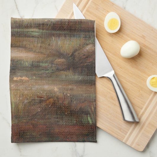 Bereich der Träume I Geschirrtuch (Viertel Falte)