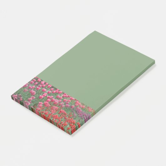 Bereich der Tulips Post-it Klebezettel (angewinkelt)