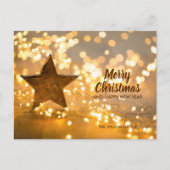 Bereich der Weihnachtsbeleuchtung Feiertagspostkarte (Vorderseite)