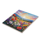 Bereich der Wildblumen mit Rolling Hills Fliese (Seite)