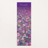 Bereich der Wildblumen Yogamatte (Vorderseite)