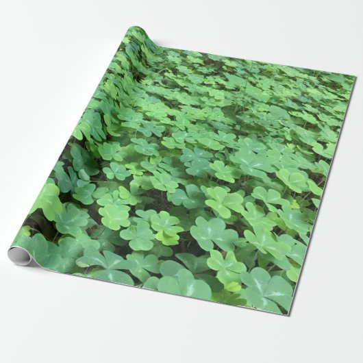 Bereich des Kleeblattverpackungspapiers Geschenkpapier (Ungerollt)