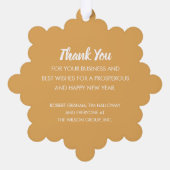 Bereich des Weihnachtsbeleuchtungspapiers Ornament Karte (Rückseite)