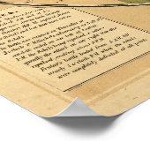 Bereich Gettysburg, 1. Juli, 2. & 3. Juli 1863 Poster (Ecke)