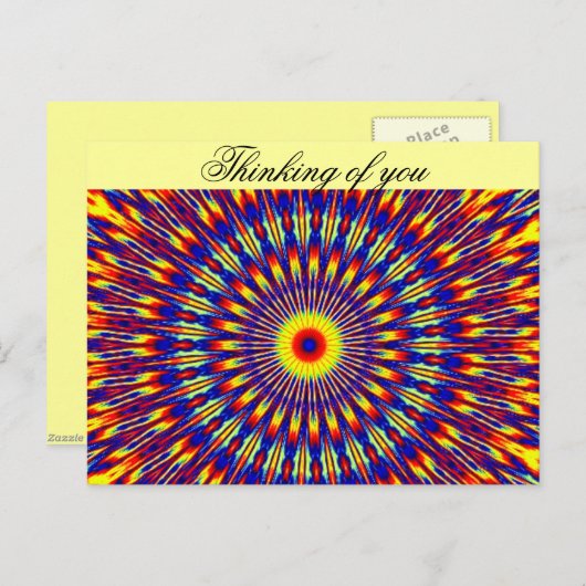 Bereich in postkarte (Vorne/Hinten)