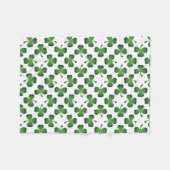 Bereich Kleeblatt Clovers Fleece Blanket (Vorderseite (Horizontal))
