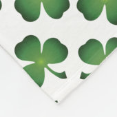 Bereich Kleeblatt Clovers Fleece Blanket (Ecke)