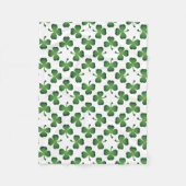 Bereich Kleeblatt Clovers Fleece Blanket (Vorderseite)