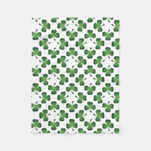 Bereich Kleeblatt Clovers Fleece Blanket (Vorderseite)