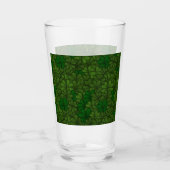 Bereich Kleeblätter Digitale Kunstmuster St Patric Glas (Vorderseite)