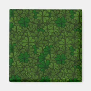 Bereich Kleeblätter Digitale Kunstmuster St Patric Magnet