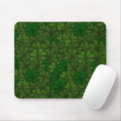 Bereich Kleeblätter Digitale Kunstmuster St Patric Mousepad (Mit Mouse)
