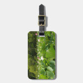 Bereich Lotus Blume Sommergarten Gepäckanhänger (Vorderseite vertikal)