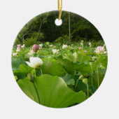 Bereich Lotus Blume Sommergarten Keramikornament (Vorne)