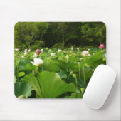 Bereich Lotus Blume Sommergarten Mousepad (Mit Mouse)