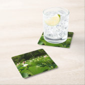 Bereich Lotus Blume Sommergarten Rechteckiger Pappuntersetzer (Vor Ort)