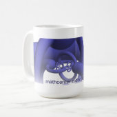 Bereich-Mathe-Mitte-Tasse Alexanders gehörnte Kaffeetasse (Vorderseite Links)