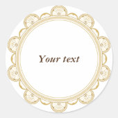 Bereich Runder Aufkleber (Vorderseite)