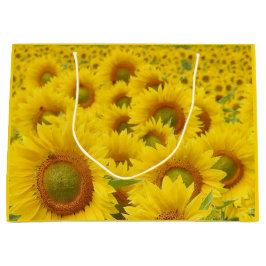 Bereich Sonnenblumen Design Geschenktasche Große Geschenktüte