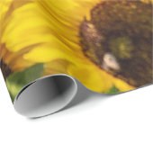 Bereich Sonnenblumen Design Umhüllungspapier Geschenkpapier (Rolleneckpunkt)