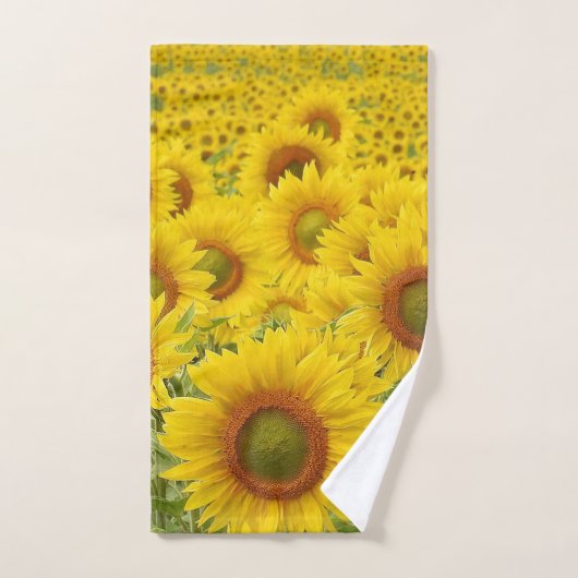 Bereich Sonnenblumendesign Badhandtuch Set (Handtuch)