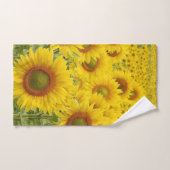 Bereich Sonnenblumendesign Badhandtuch Set (Handtuch)
