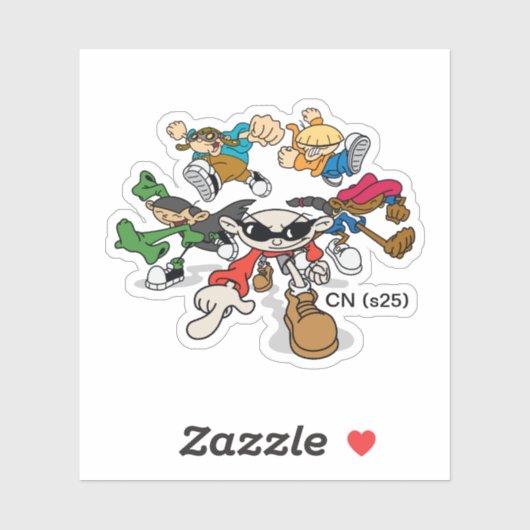 Bereich V Aufkleber (Blatt)