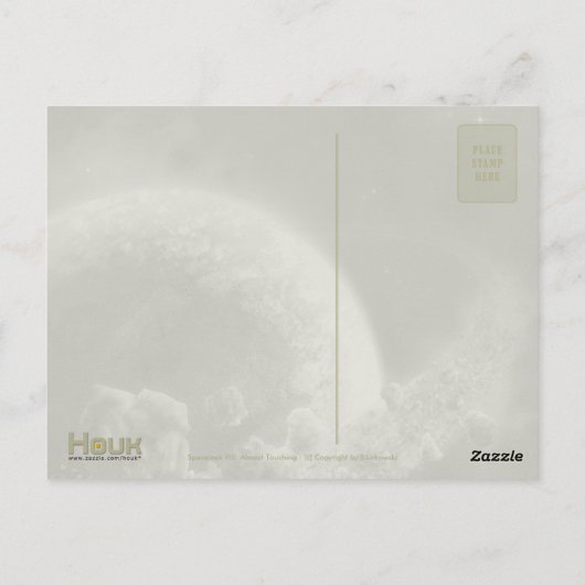 Bereich VIII: Fast Touching - Postkarte (Rückseite)