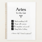 Bereiche - Aufgabenliste Planer (Vorderseite)