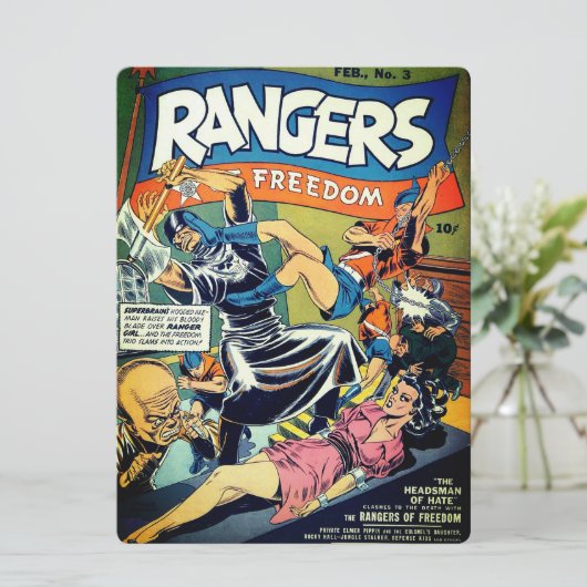 Bereiche der Freiheit - Comicen #3 Einladung (Stehend Vorderseite)