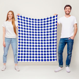 Bereiche der Strategie: Blue Polka Dots Lawls Fleecedecke