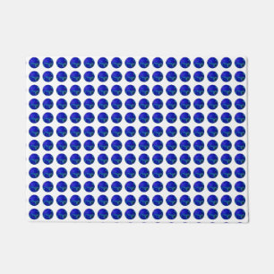 Bereiche der Strategie: Blue Polka Dots Lawls Fußmatte