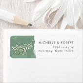 Bereiche der Träume Grün | Rücksendeadresse (Insitu)