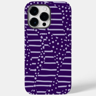 Bereiche und Streifen 2 - Lila Case-Mate iPhone 14 Pro Max Hülle