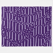 Bereiche und Streifen 2 - Lila Fleecedecke (Vorderseite (Horizontal))