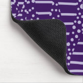 Bereiche und Streifen 2 - Lila Mousepad (Ecke)