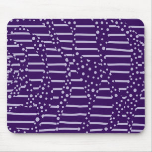 Bereiche und Streifen 2 - Lila Mousepad