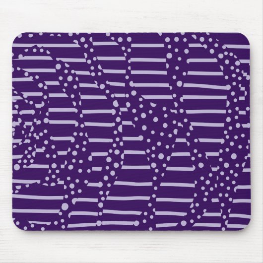 Bereiche und Streifen 2 - Lila Mousepad (Vorne)