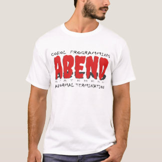 Bereichsanweisung in der Cobol-Programmierung T-Shirt