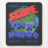 Bereichsbegrenzer in der Cobol-Programmierung Mousepad (Vorne)