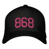 Bereichscode Trini Hat 868 Bestickte Baseballkappe (Vorderseite)