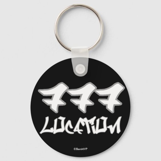 Bereichscodes Schlüsselanhänger (Vorderseite)